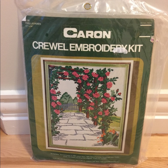 caron Other - Caron crewel embroidery kit